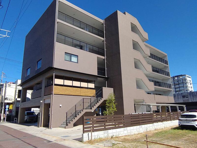 九日団地の外観写真