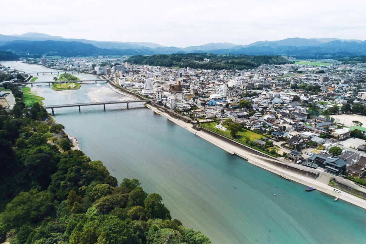 球磨川の画像 Hitoyoshi Kuma river