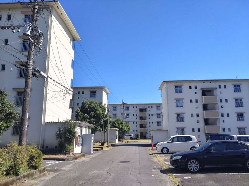 鶴田団地の外観写真