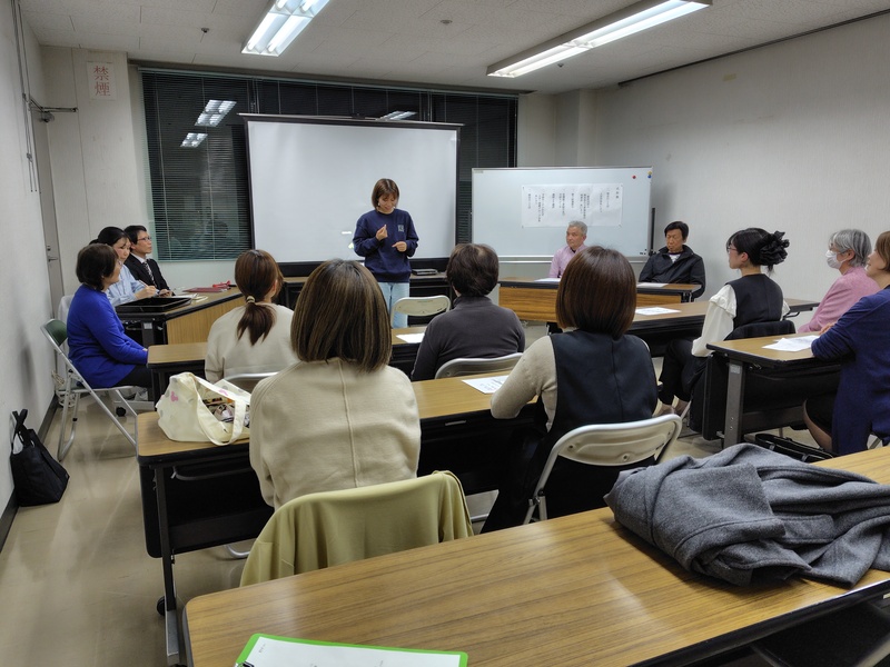 講座を受けている様子